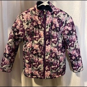 Girls light weight reversible jacket